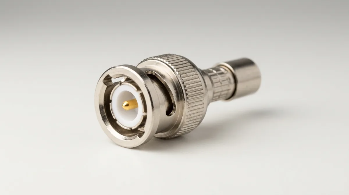 BNC male crimp connector